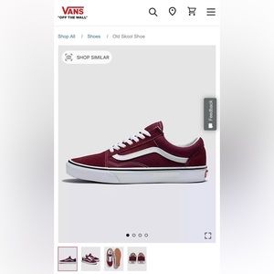 NEW with Box never worn Old School Platform Vans